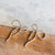 Sparkle On Top Bow Stud Earrings