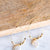 Drop Of Pears Pieces Dangle Earrings