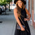 Dressy Cinched Ruffle Tank Dress