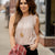 Shimmery Ruffle Tank