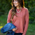 Thermal Side Slit Long Marsala Tee