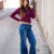 Wide Leg Medium Wash Trouser Jeans