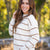 Cozy Pattern Ivory & Brown Sweater