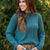 The Cozy Classic Teal Sweater