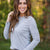 Dots of Joy Gray Long Sleeve Tee