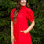 Dreamy Nights Red Puff Sleeve Dress