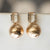 New Years Ball Dangle Earrings