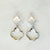 Quatrefoil Cutouts Dangle Earrings