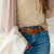 Kaya Cognac Leather Belt