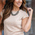 Heavily Ribbed Dolman Sleeve Tee