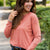 Made for Everyday Coral Crewneck Sweater