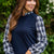 Sweet Plaid Details Top