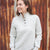 Large Quilted Button Accent Pullover