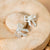 Silver Bells Stud Earrings