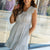 Micro Dots Ruffle Accented Dress
