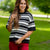 Bold Beginnings Striped Knit Tee