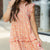 Bright Blooms Ruffle Accents Dress