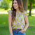 Moonlit Garden Flutter Top