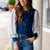 Downtown Darling Striped Sleeve Blouse