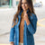 Denim Cinched Waist Utility Jacket
