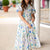 Whispering Wildflowers Midi Dress