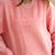 She Will Not Fall Ribbed Graphic Crewneck