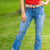 Daisy Embroidered Denim Jeans