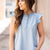 Darling Denim Ruffle Tank