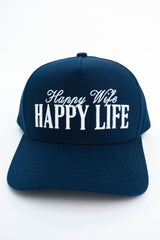 Happy Wife Happy Life Hat