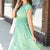 Blossoms Cinched Waist Midi Dress