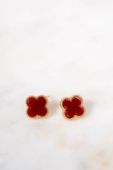 Bold Clover Stud Earrings