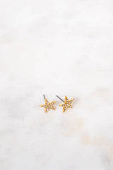 Starlit Sparkle Stud Earrings
