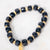 Bel Koz Gold Squared Bead Clay Bracelet