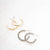 Dual Harmony Hoop Earring Set