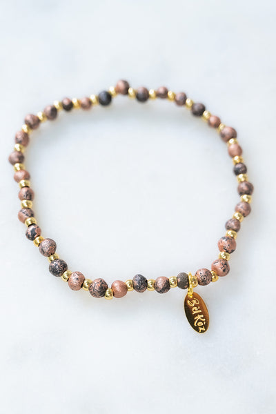Bel Koz Gold Accented Mixed Beads Bracelet