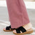 Corky's Hold Please Black Frayed Sandals