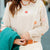 Crocheted Daisies Sweater