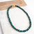 Bel Koz Gold Accented Clay Bead Magnetic Necklace