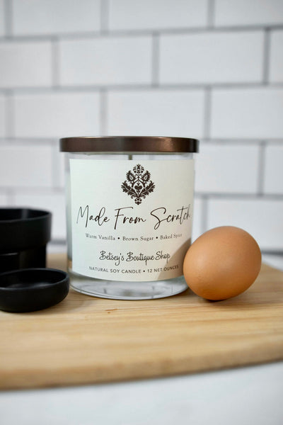 Betsey's Exclusive Made From Scratch Natural Soy Candle - 12oz
