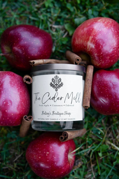 Betsey's Exclusive The Cider Mill Natural Soy Candle - 12oz