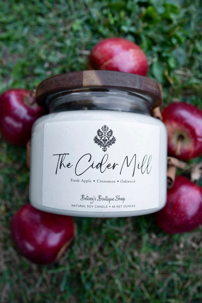 Betsey's Exclusive The Cider Mill Natural Soy Candle - 48oz