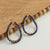 Seeded Pears Dangle Earrings