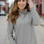 Lightly Ribbed Four Button Pullover
