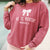 She Is Worthy Ribbed Graphic Crewneck
