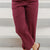 Betsey's Everyday Stretched Twill Chinos - Burgundy
