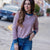 Bold Trimmed Striped Sweatshirt