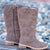 Carny Pebbled Brown Boots