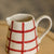 Grid Pattern Stoneware Creamer