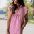Mixed Stripes Seersucker Dress
