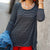 Mixed Stripes Sharkbite Tunic Tee
